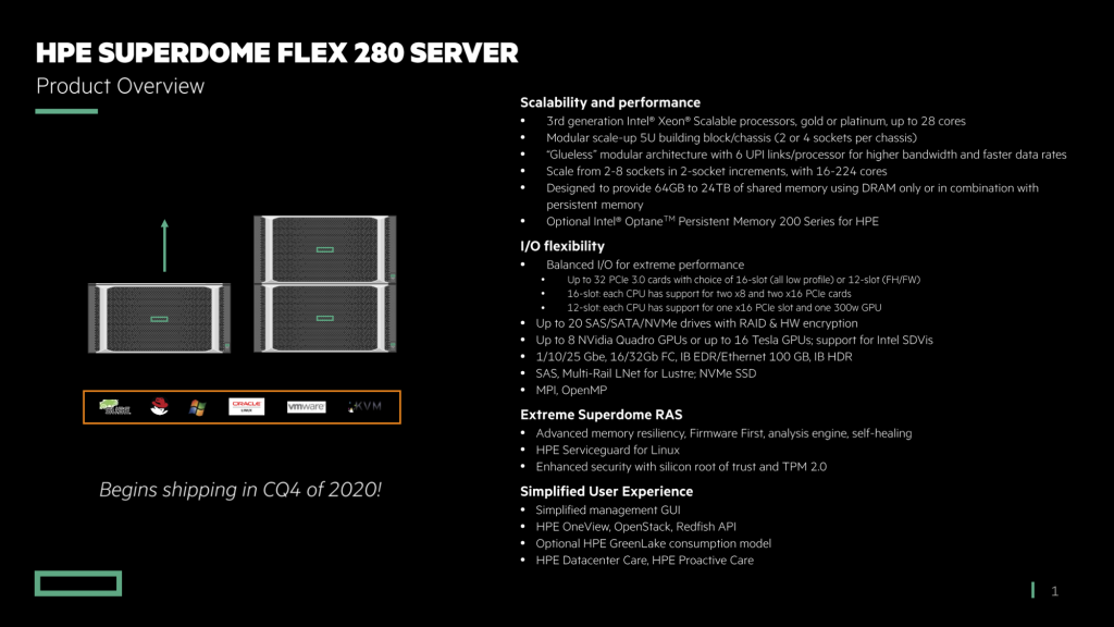 HPE Superdome Flex 280 Server